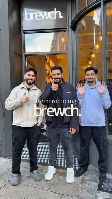 The Brewch team outside the City Centre cafe.